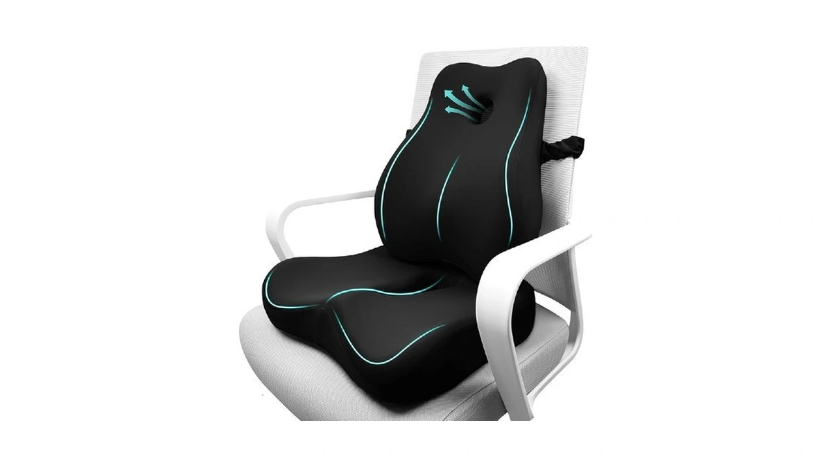 Jiporier Seat Cushion Lumbar Support Pillow For... - Coupon