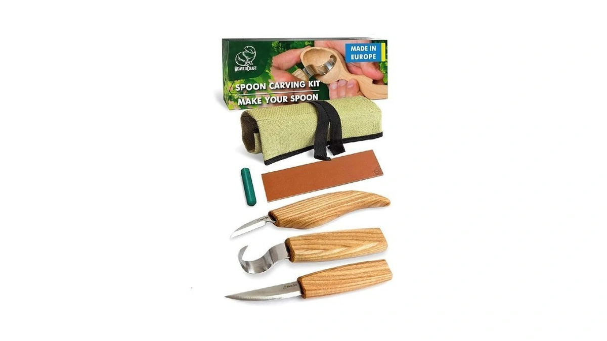 Beavercraft S13 Wood Carving Tools Set For Spoon... - Coupon