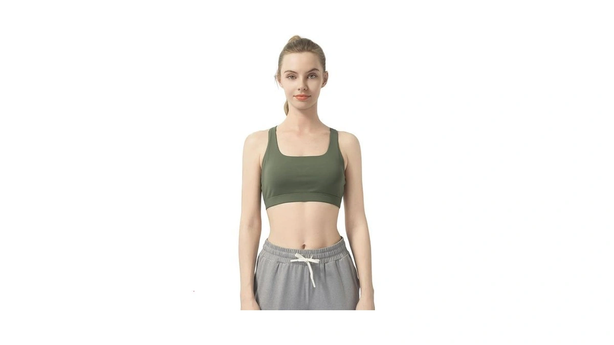 Leapstride Womens Sports Bra Padded Crisscross Back... - Coupon