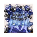 Navy Blue And Black Birthday Decorations For Men... - Coupon