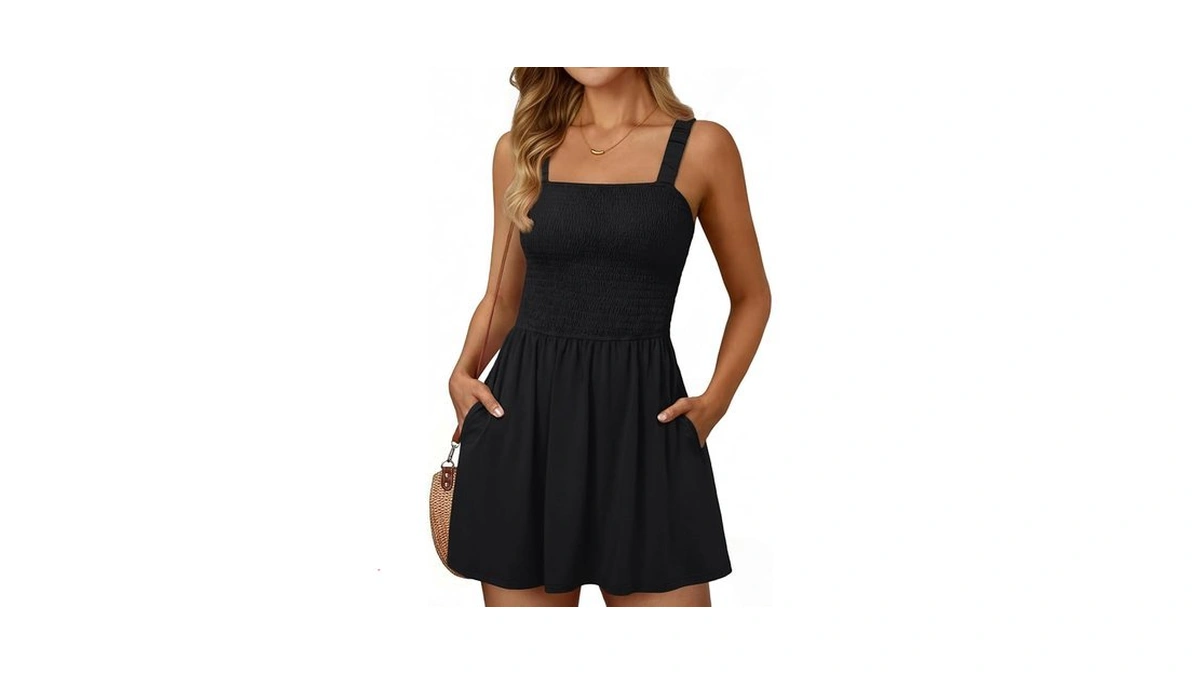 Lillusory Womens Short Summer Dress Mini Sundress... - Coupon