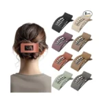 8 Pack Flat Claw Clips For Women - Matte No Slip... - Coupon