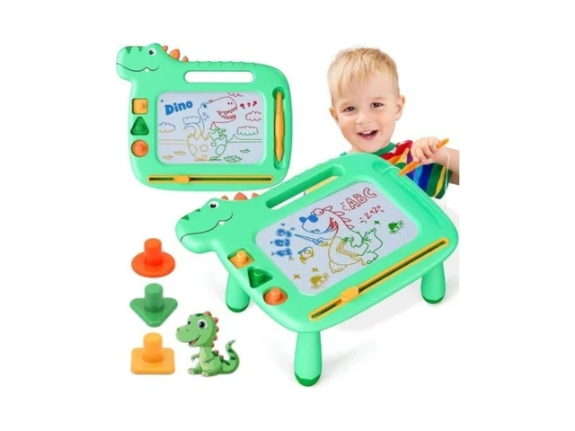 Toddler Toys 2-3 Dinosaur Magnetic Drawing Board… – Coupon