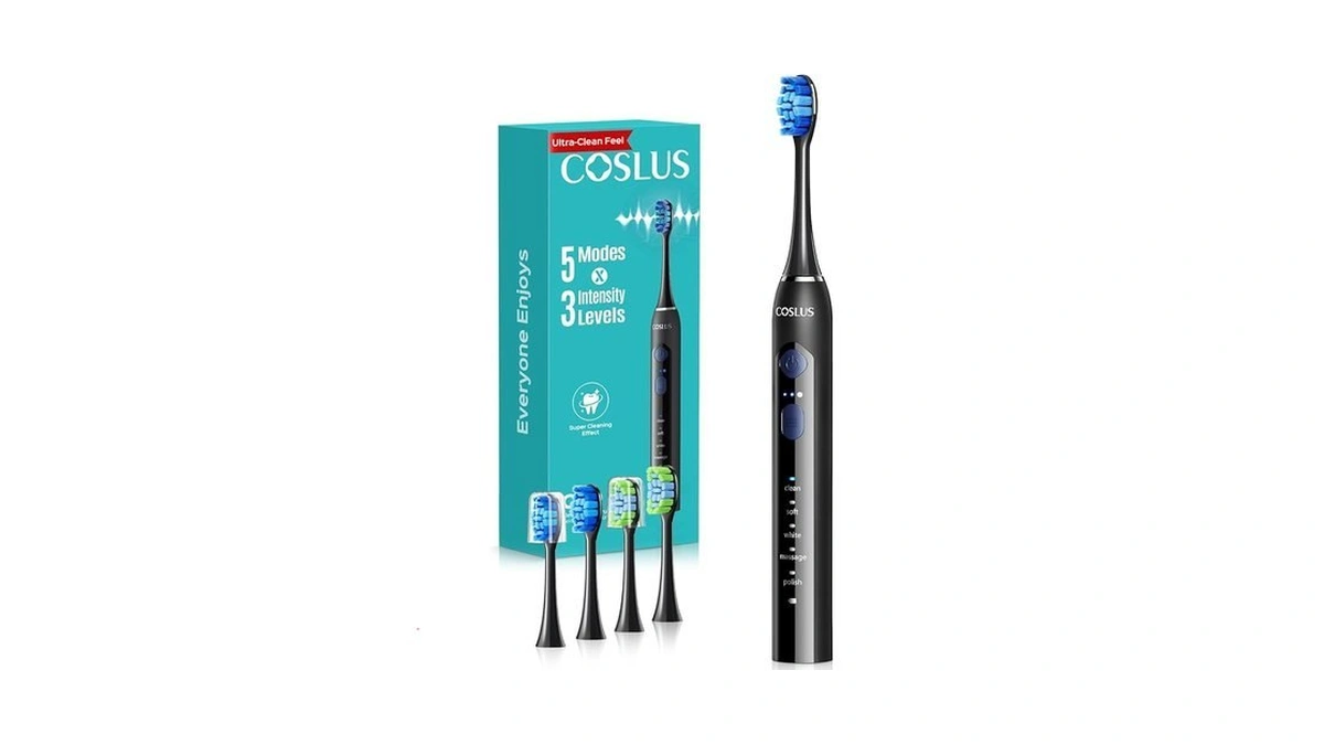 Coslus C30 Electric Toothbrush For Adults 3... - Coupon