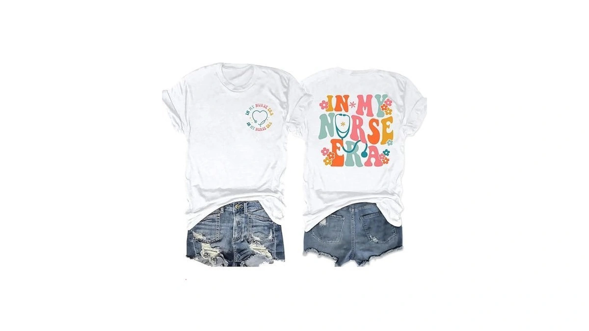 Lhbnk Nurse Shirts For Women In My Nurse Era Shirt... - Coupon