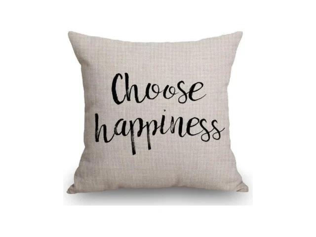 Ssoiu Choose Happiness Throw Pillow Covers… – Amazon Promo Code
