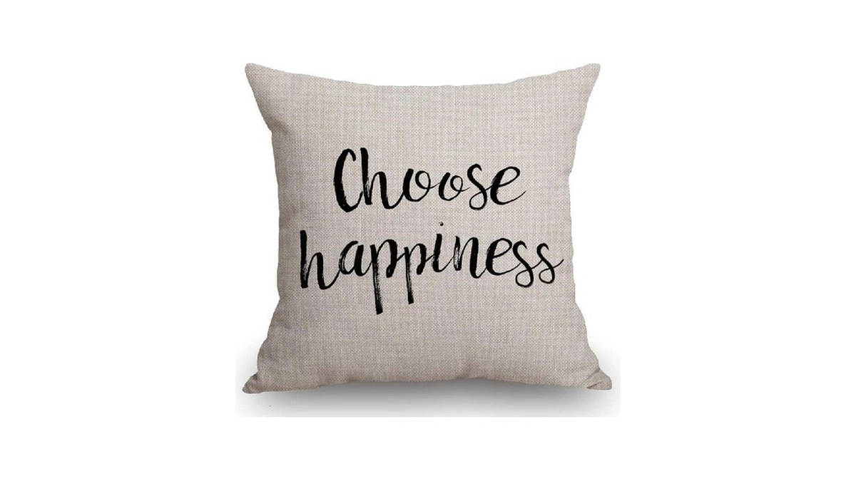 Ssoiu Choose Happiness Throw Pillow Covers... - Amazon Promo Code