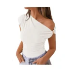 Prettygarden Womens Summer Off The Shoulder Crop... - Coupon