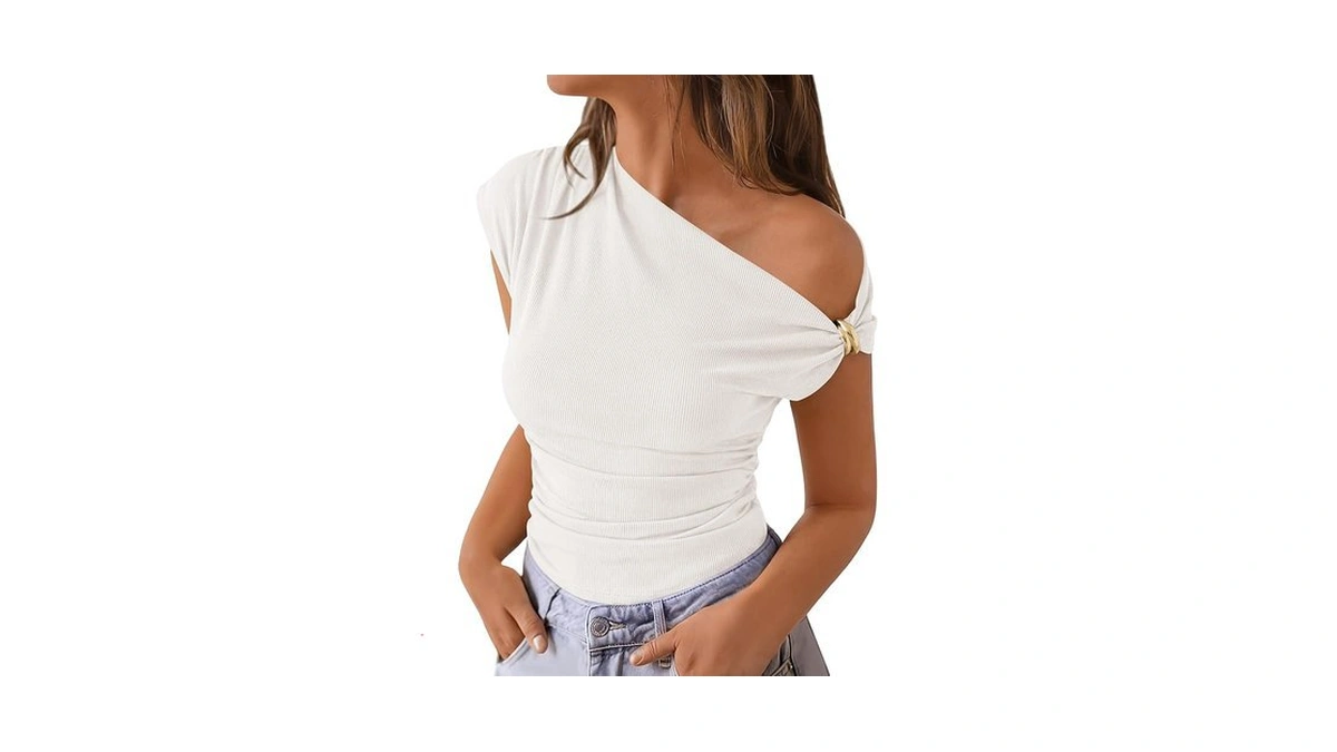 Prettygarden Womens Summer Off The Shoulder Crop... - Coupon