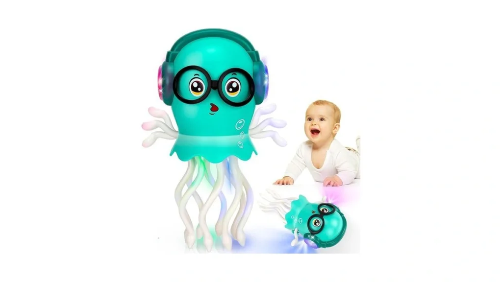 Dancing Octopus Baby Toys Light Up Music Tummy Time... - Coupon