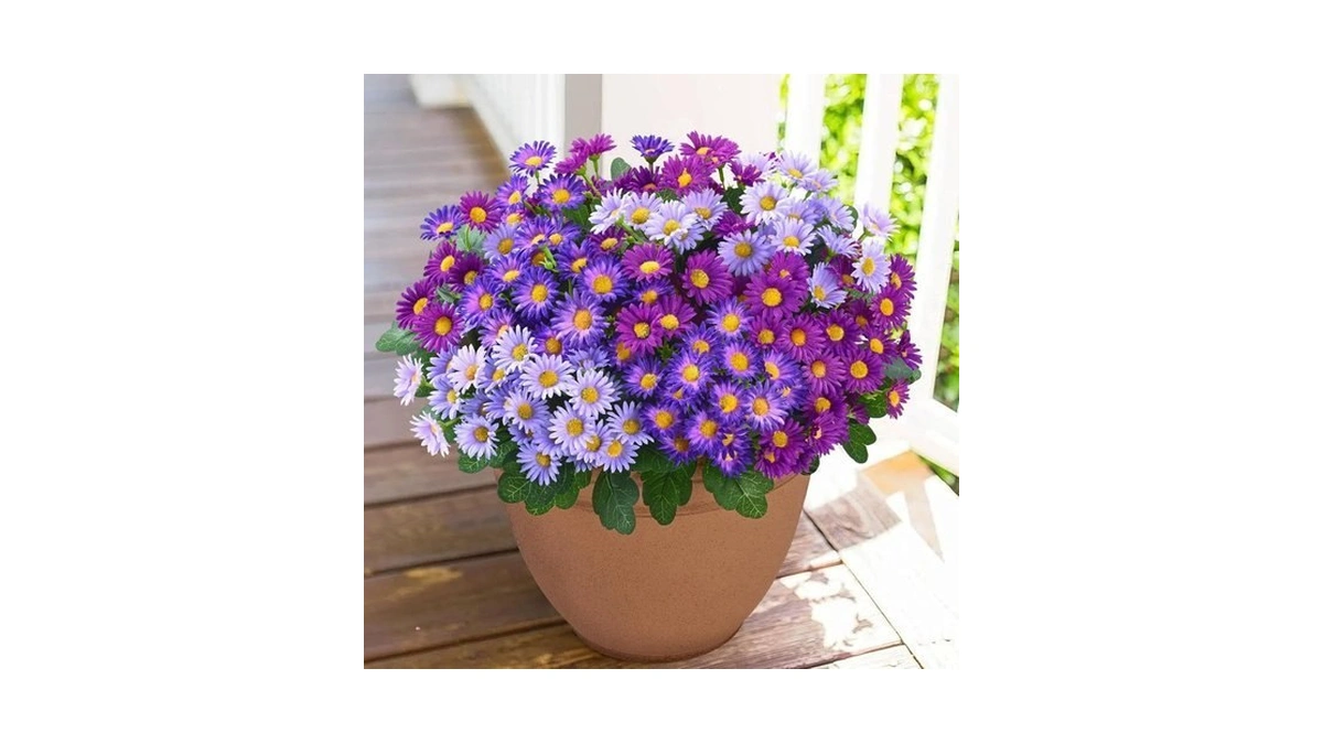 Realistic Artificial Flowers For Outdoors 6 Bundles... - Coupon