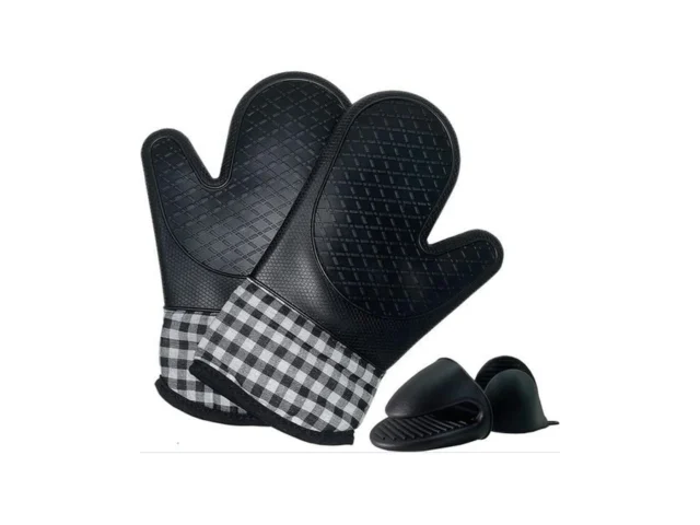 Lslcqw 4pcs Set Oven Gloves And Pot Holder Set… – Coupon