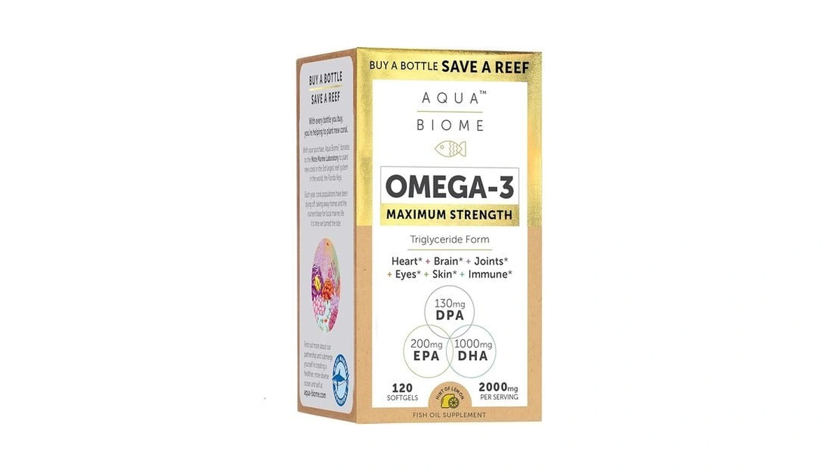 Enzymedica Aqua Biome Fish Oil Maximum Strength 120... - Coupon