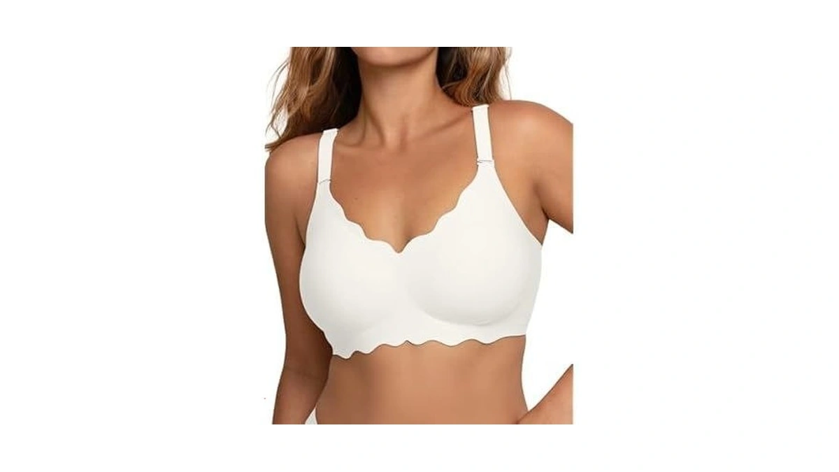 Comfelie Wireless T-shirt Bra Full Coverage With... - Coupon