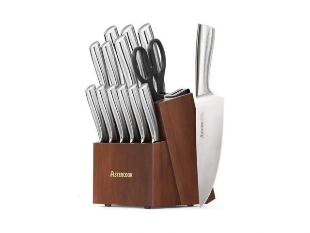 Astercook Knife Set Kitchen Knives Set With Block… – Coupon