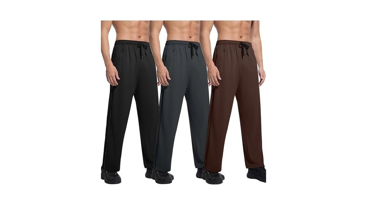 Sacuiman 3 Pack Mens Athletic Sweatpants With... - Coupon