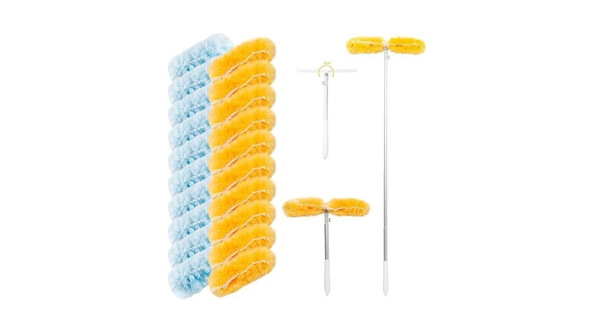 Aidely 6 Ft Extendable Duster Handle With 20 Pcs... - Coupon