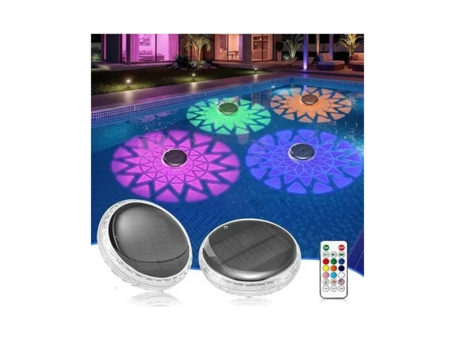 Solar Powered Floating Pool Lights 2 Pack Solar… – Coupon