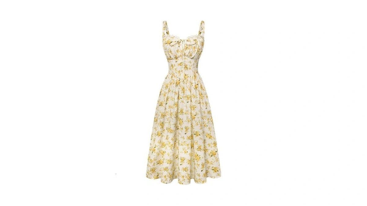 Scarlet Darkness Women 2026 Floral Corset Dress... - Coupon