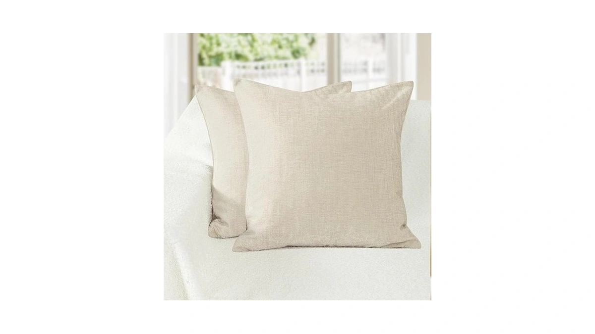 Dollmexx Soft Chenille Couch Throw Pillow Covers... - Coupon