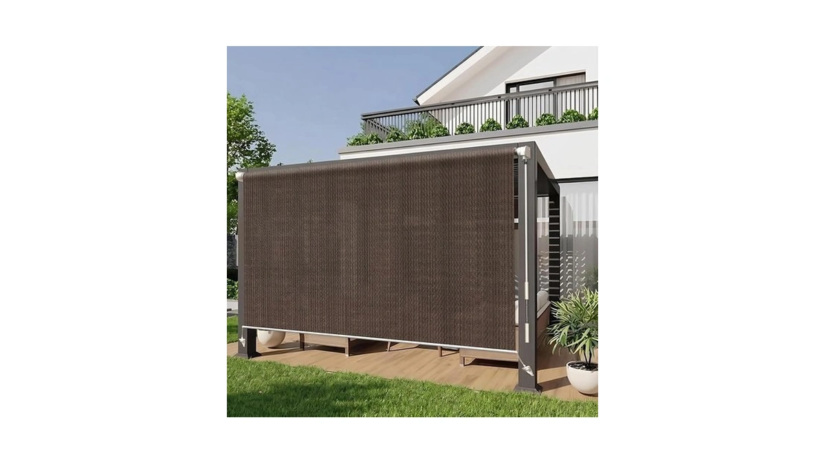 Heng Feng Outdoor Roller Shade 90 Uv Block 6 W X6 H... - Coupon