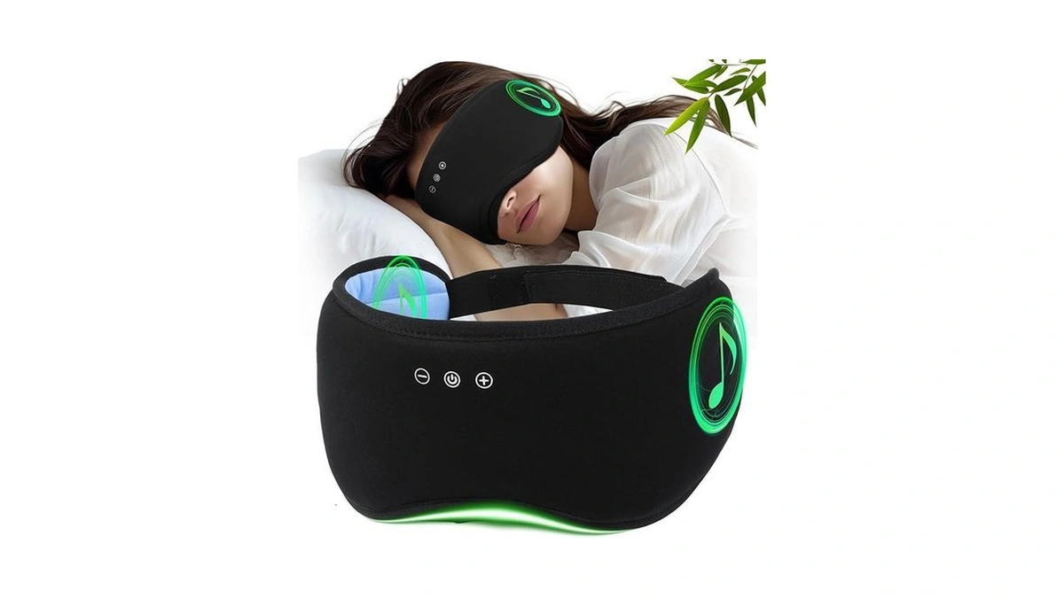 Sleep Headphones With Bluetooth 5 4 Sleep Mask... - Coupon