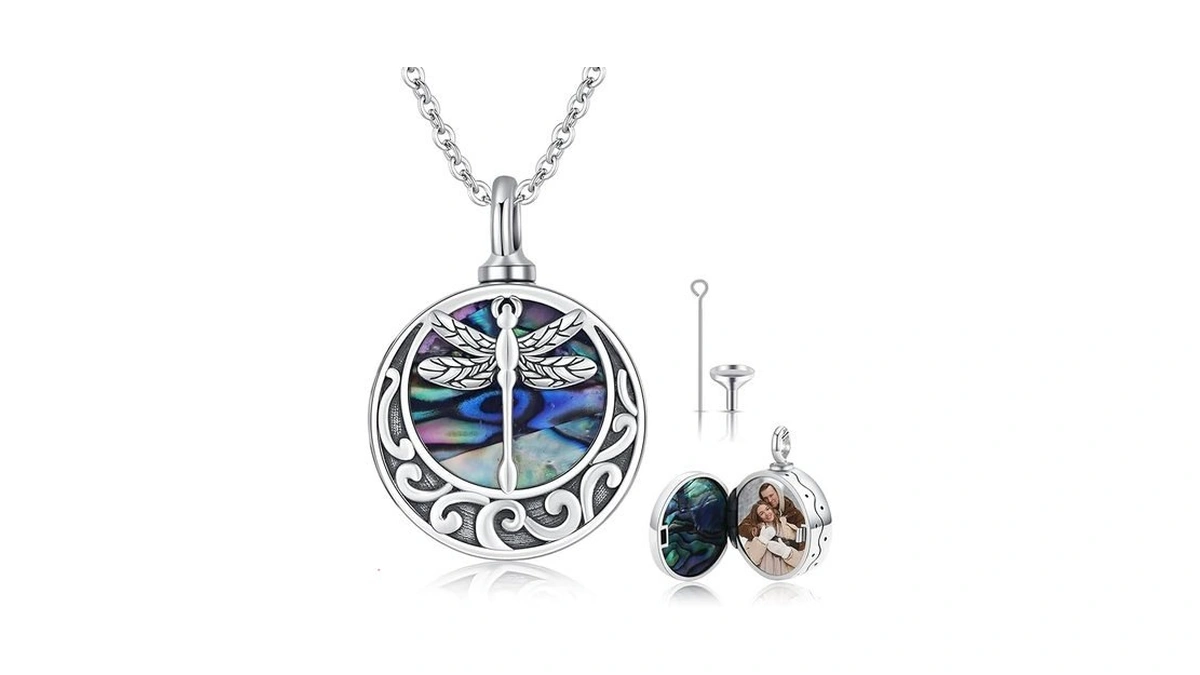 Tughra 925 Sterling Silver Dragonfly Cremation... - Coupon