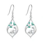 Tughra Dinosaur Earrings For Women 925 Sterling... - Coupon