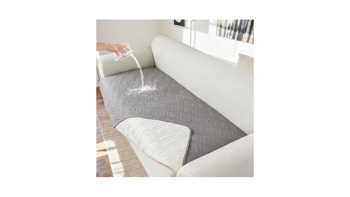 Genina 100 Waterproof Couch Cover For 4 Cushion For... - Coupon