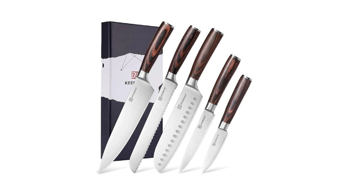 Keemake Kitchen Knife Set Of 5 - Kitchen Knives 1... - Coupon