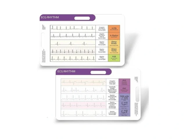 Ekg Rhythm Interpretation Card-with 3x Pocket… – Coupon