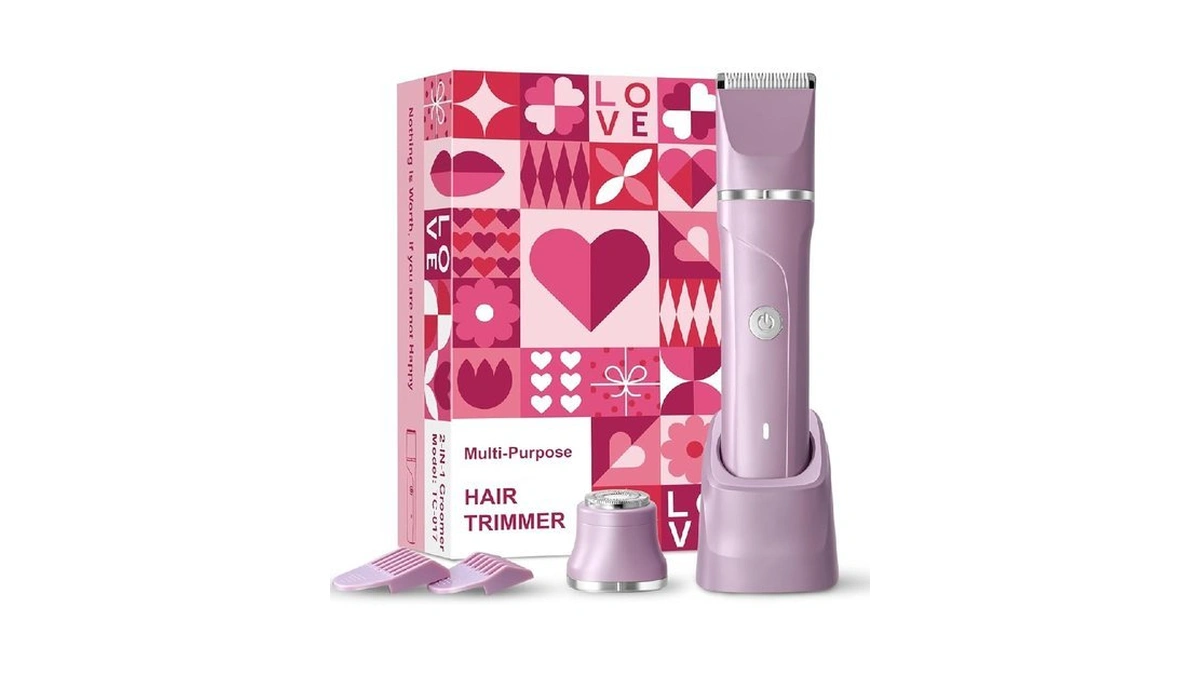 Electric Razors For Women 2 In 1 Bikini Trimmer For... - Coupon