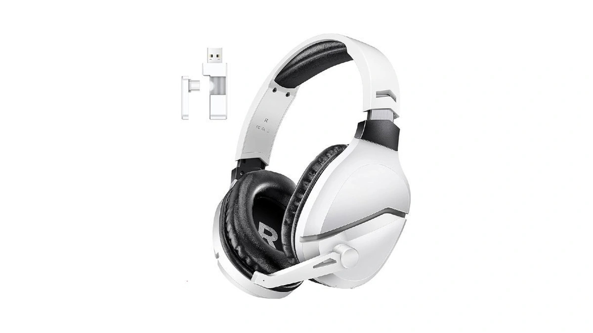 Wolflaws Wireless Gaming Headset With Noise... - Coupon