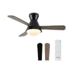 Tavzake 42 Inch Ceiling Fan With Light Low Profile... - Coupon