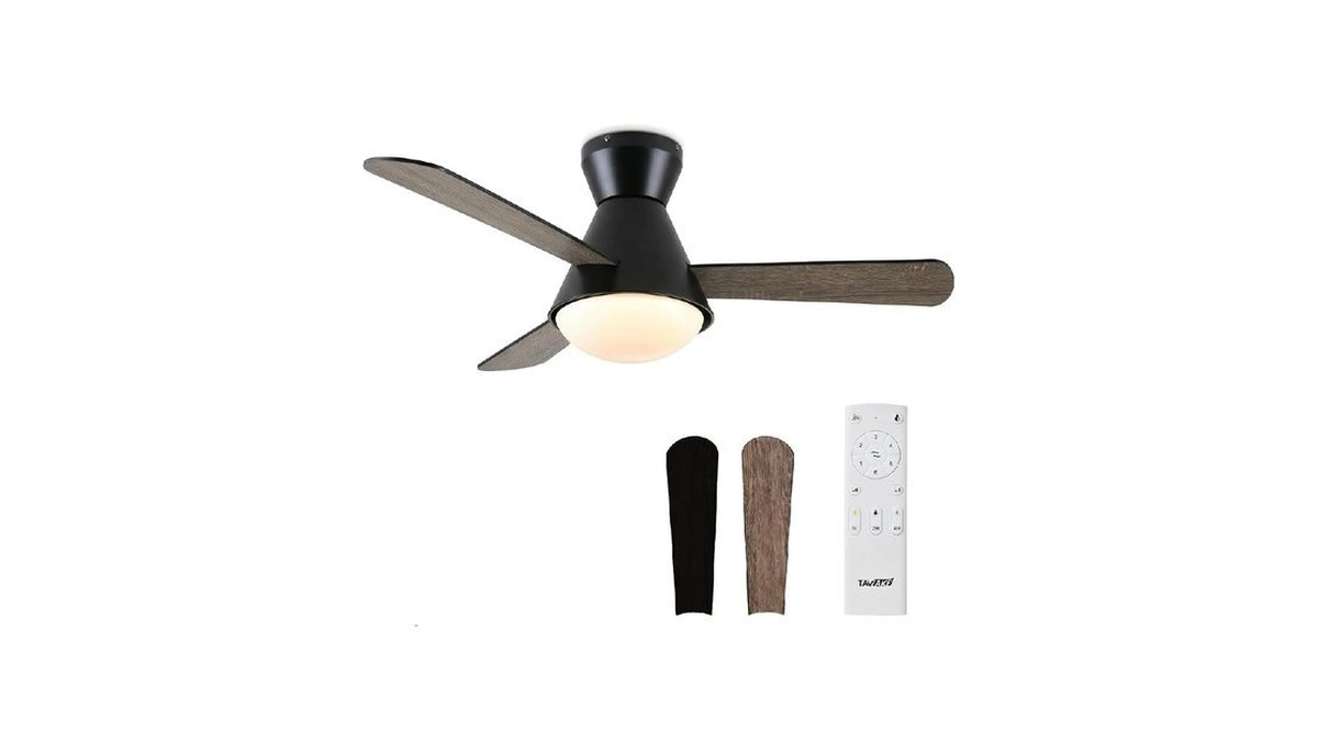 Tavzake 42 Inch Ceiling Fan With Light Low Profile... - Coupon