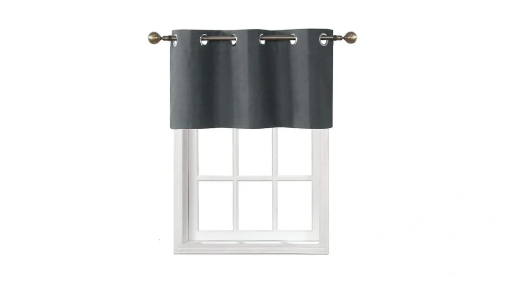 Home Queen Grommet Top Blackout Curtain Valance... - Coupon
