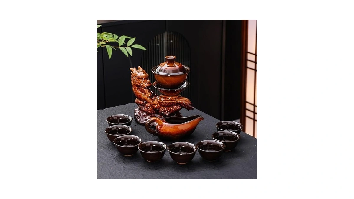 Ceramic Teapot With Infuser Chinese Gongfu Tea Set... - Coupon
