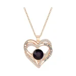 February Birthstone Crystal Necklace For Women... - Coupon