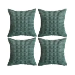 Sykting Soft Corduroy Blue Summer Fall Throw Pillow... - Coupon