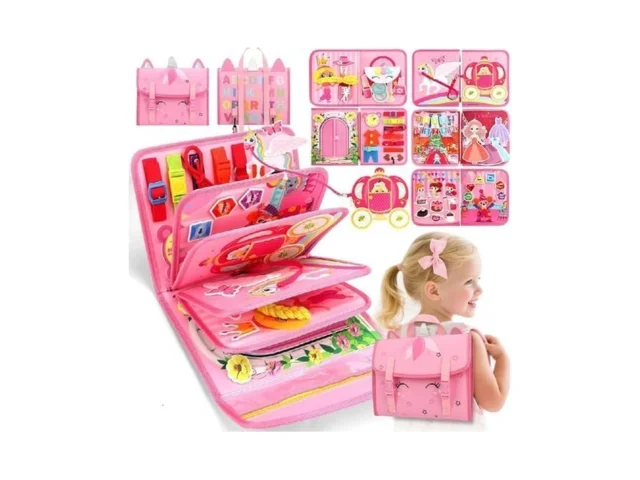 Teensymic Montessori Busy Board For Toddlers Ages 3… – Coupon