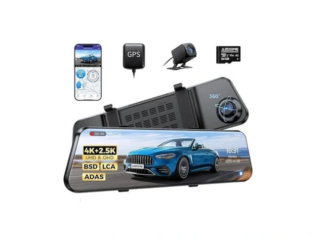Azdome Pg17 Max 4k 2 5k Mirror Dash Cam With Adas… – Coupon