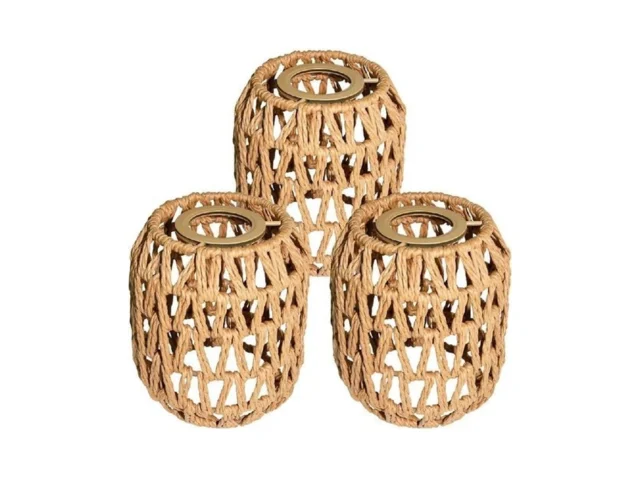 3 Pack Rattan Lamp Shades 4 7 5 2 Small Boho… – Coupon