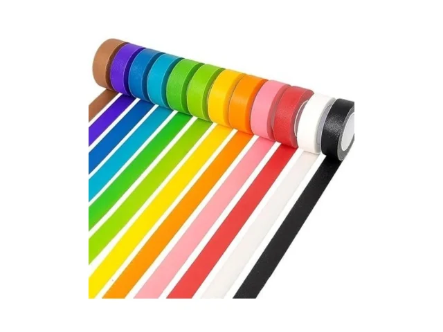 12pcs Colored Masking Tape Colored Tape For Kids… – Coupon