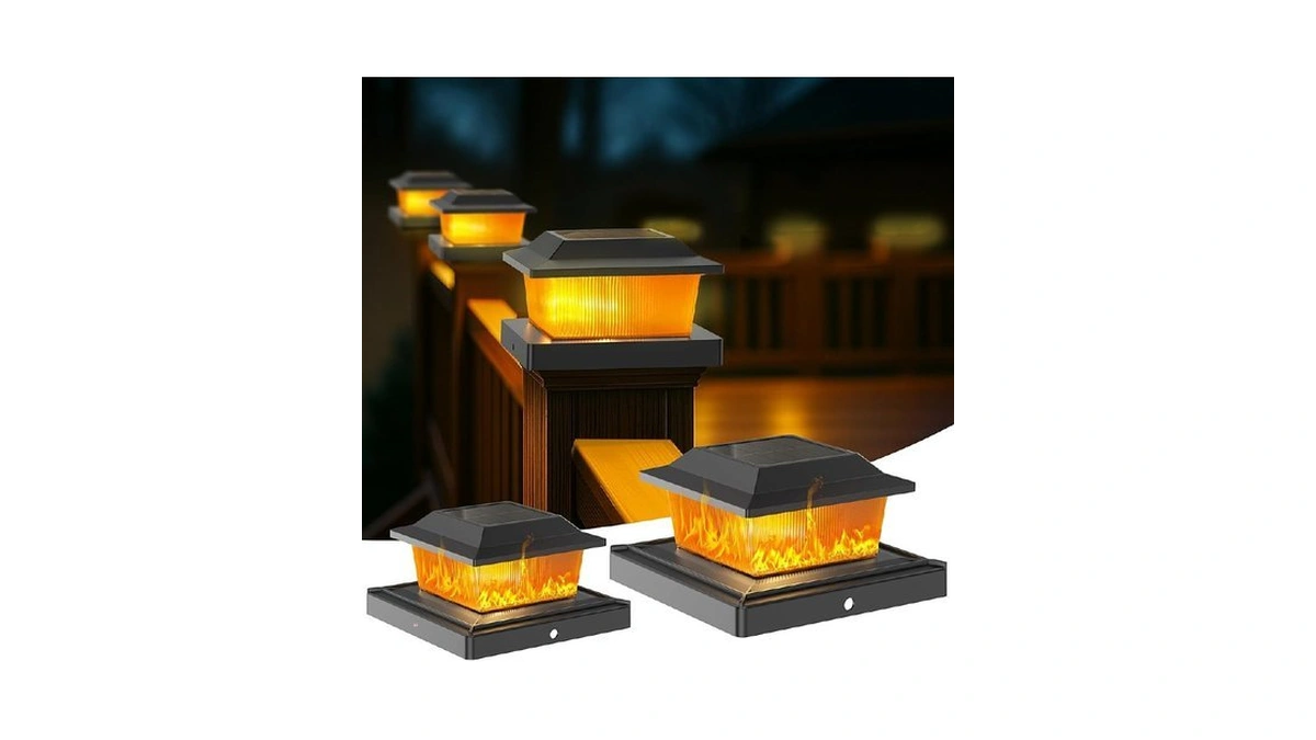 Keilaimo Solar Post Cap Lights Outdoor For 3 5x3 5... - Coupon