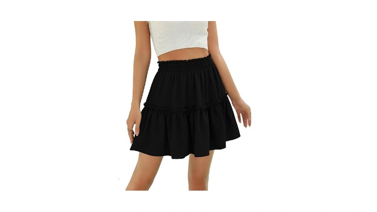 Berydress Cute Black Skirt For Women 2025 Vacation... - Coupon