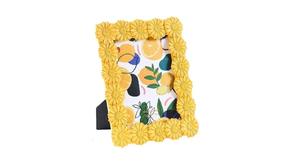 Zihara 5x7 Yellow Daisy Picture Frame Modern Daisy... - Coupon