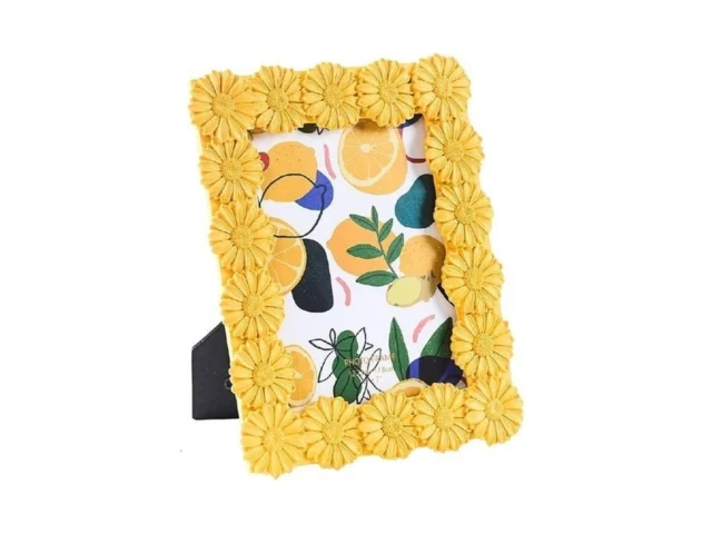 Zihara 5×7 Yellow Daisy Picture Frame Modern Daisy… – Coupon