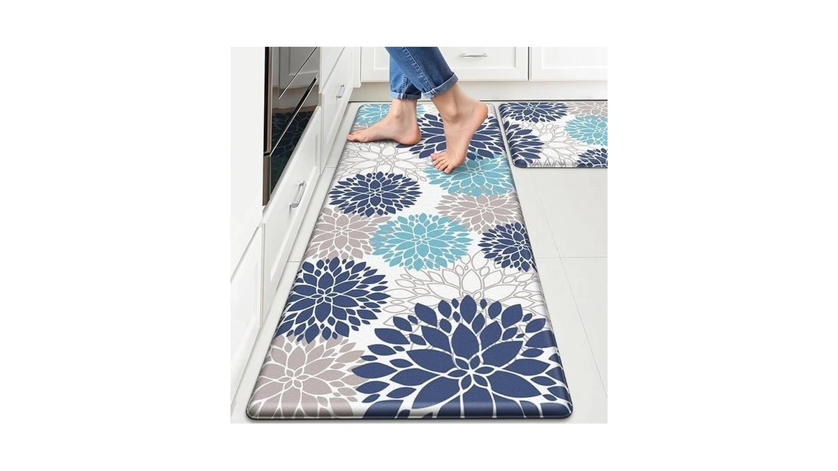 Steplively Kitchen Mats 2pcs Kitchen Rugs Cushioned... - Coupon