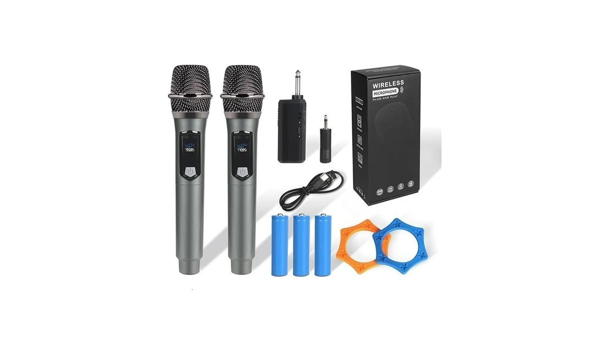 J I Y Wireless Microphone Set For Singing Speech... - Coupon