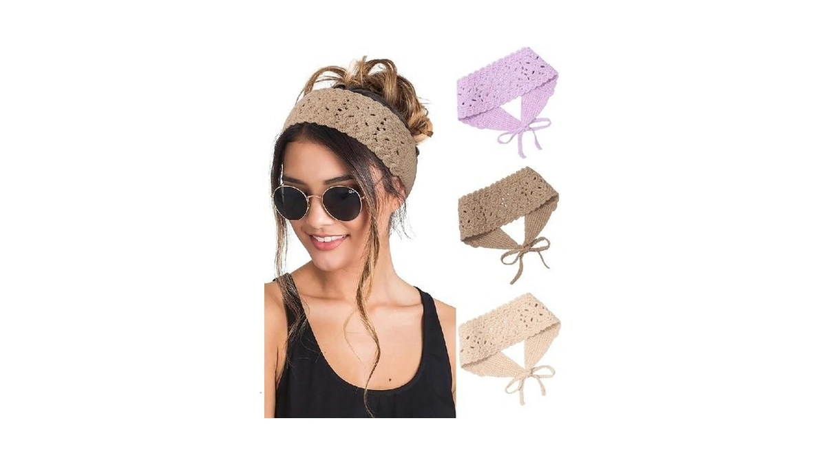 Haimeikang Hippie Hair Bandana Headbands For Women... - Coupon